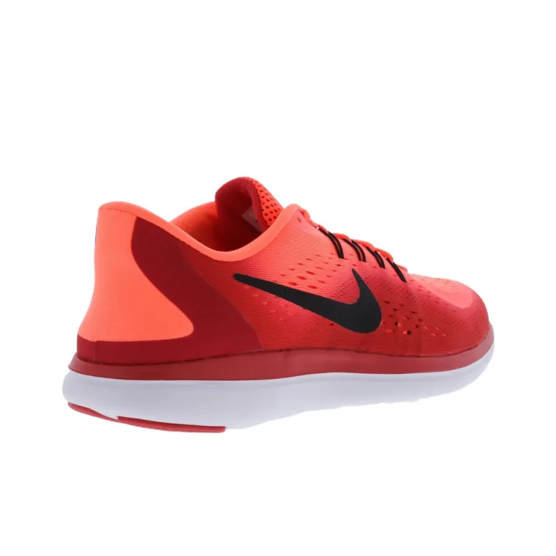 Nike Flex 2017 RN Anti-Slip Wear-Resistant Low-Top Casual Running Shoes Unisex Orange-4