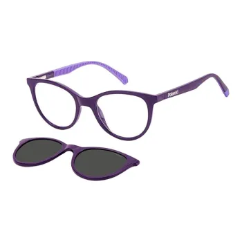 Polaroid Plastic Cat Eye Sunglasses Kids' Purple