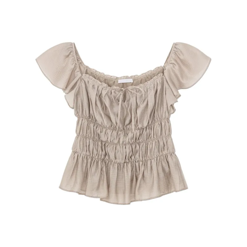 MUNJOUR Chiffon Shirts Women's-1