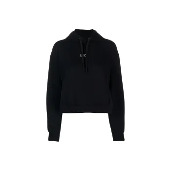 EMPORIO ARMANI Logo print Long sleeve Hoodie