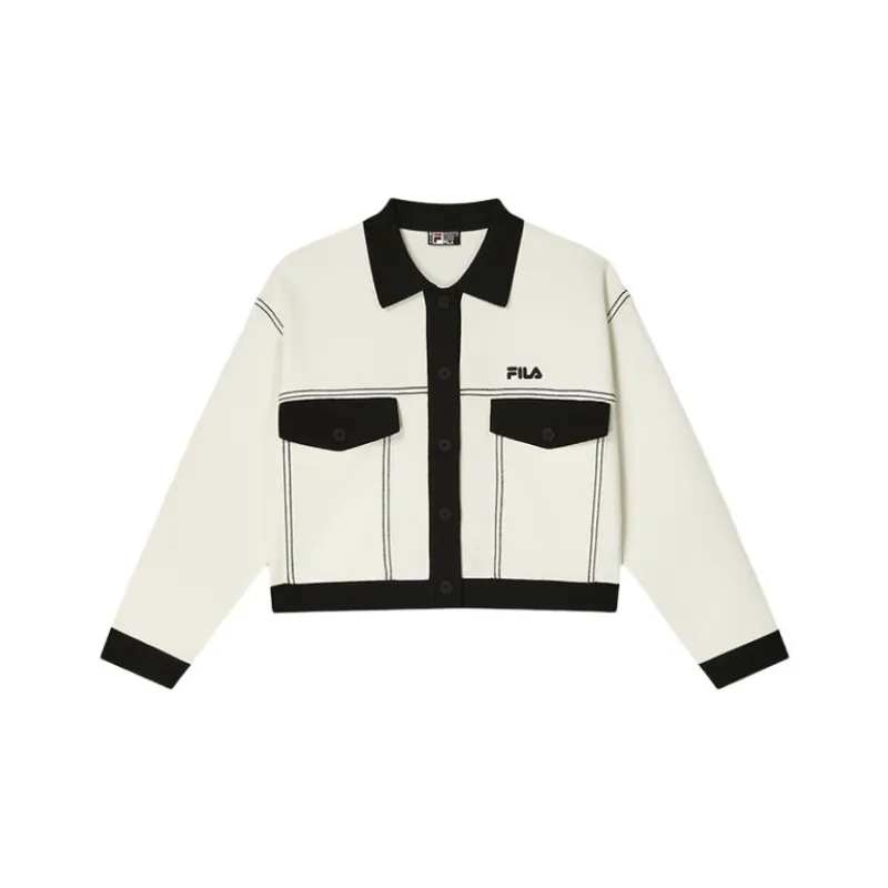 FILA Jackets Coats Women's Jade Rabbit White-0