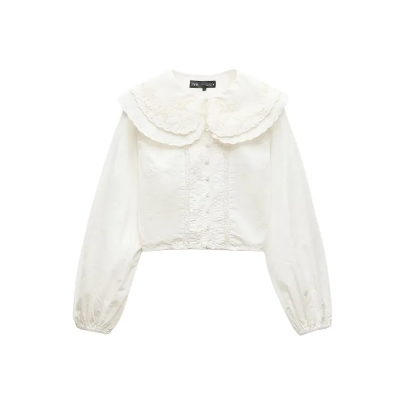 ZARA Shirts Women's White-0