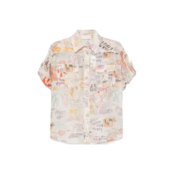 Zimmermann Crush Rolled Sleeve Shirt