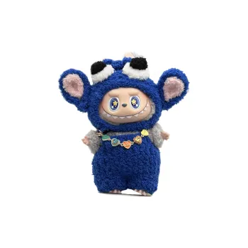 [Dress Up Doll] POP MART LABUBU THE MONSTERS TCO Big Ear Bean, Cute, Heartbeat Macaron Vinyl Face Hang Tag Box 17cm