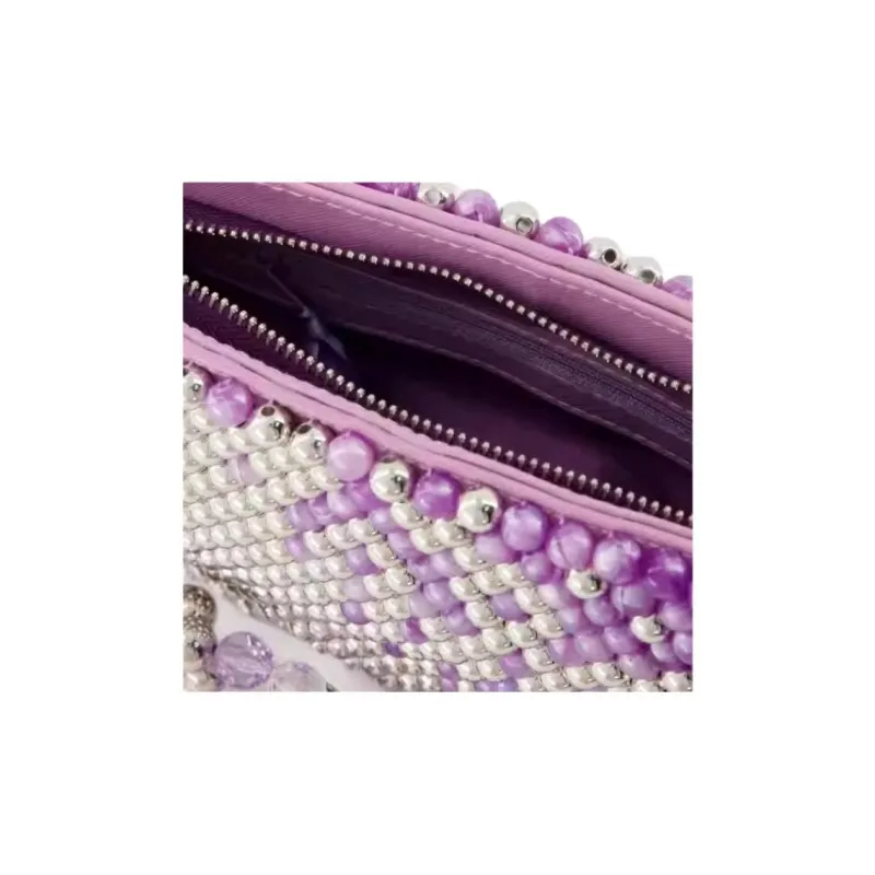 Germanier Fashion Handbag, Shoulder Bag Regular Women's Purple-3