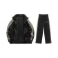 Fleece-Lined Clothing Sets (PWJ4632+KJ8565 Black)