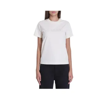 Moncler Logo Embellished Crewneck T Shirt