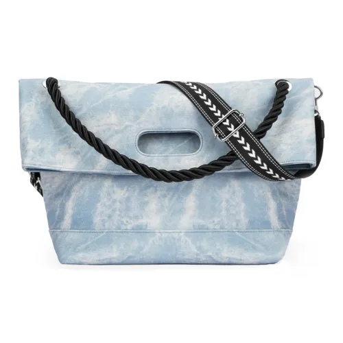 TAKI Soft PU Commute Multi Shoulder Strap Handbag, Tote Bag, Shoulder Bag Regular Unisex Haze Blue