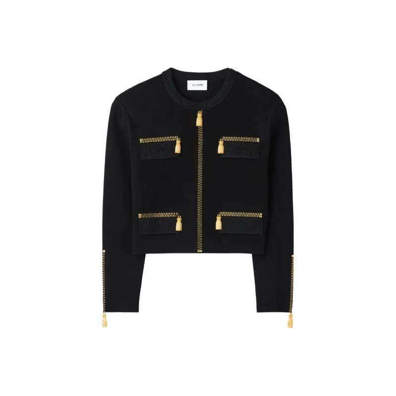 St. John SS24 Jackets Coats Women's Black-0