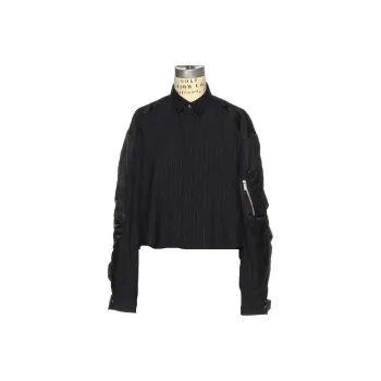 Sacai Barneys New York Silver Seat Flagship Store 20th Anniversary Commemoration Series Shirts Women's Black