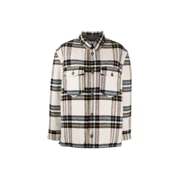 ISABEL MARANT ETOILE Every Checked Padded Jacket