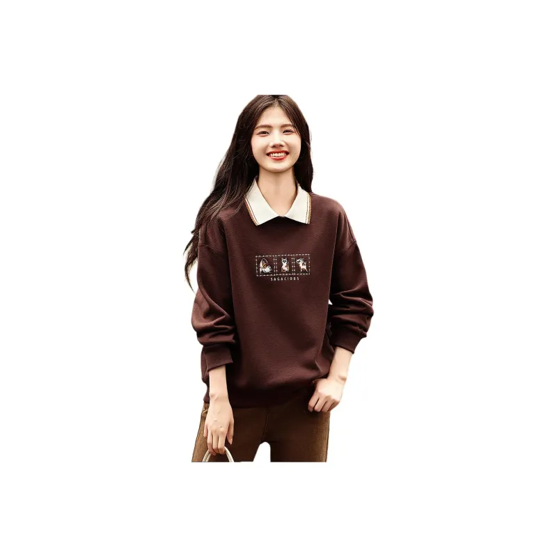 【dme】 Sweatshirt Women's Chocolates-0