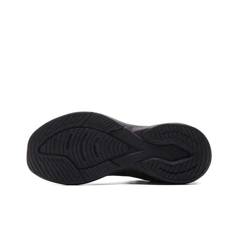 PEAK Abrasion Resistant Rebound Support Low Top Running Shoes Women's Black Magnet Gray-5