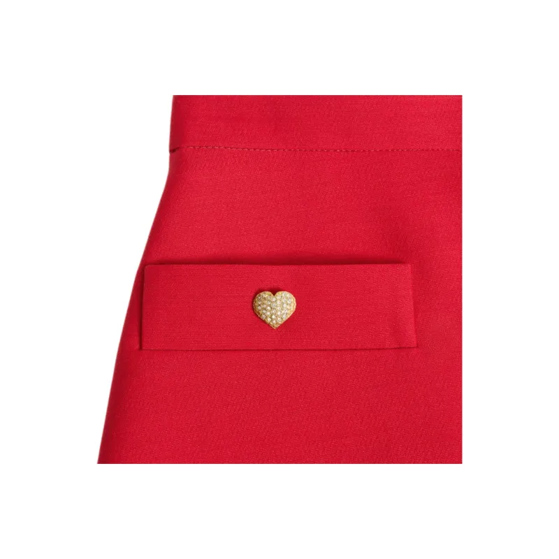 Valentino Crepe Couture Miniskirt-2