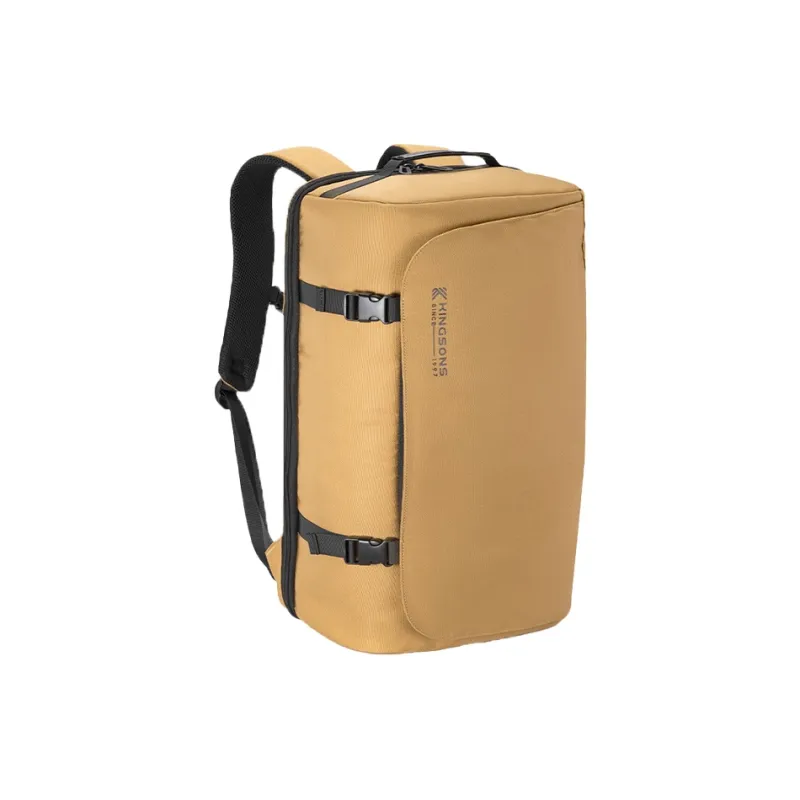 KINGSONS Polyester Backpack Unisex Khaki-1