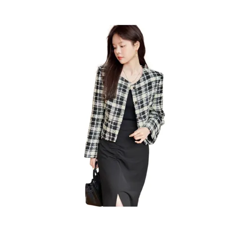 Mt Jackets Coats Women's Black White
