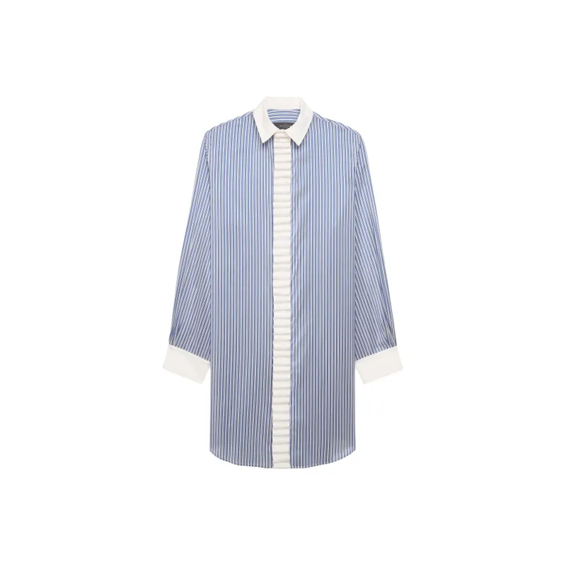 ZARA Stefano Pilati Collaboration Shirts Women's Blue-0