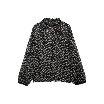 ZARA Shirts Women's Black/White
