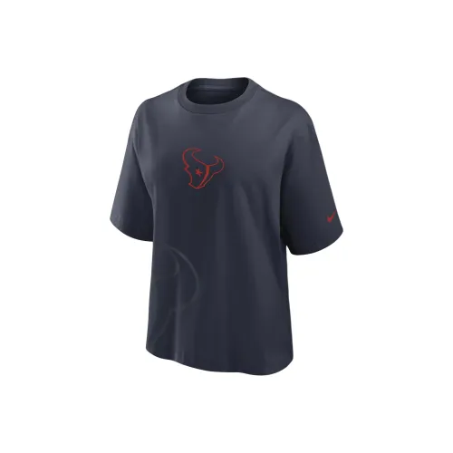 nike rankings Red Texans Boxy Women's nike rankings Nfl T Shirt