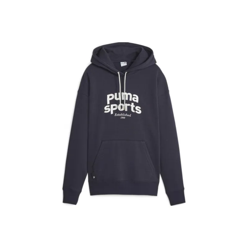 PUMA Crews TEAM Hoodie Fleece Sweatshirt Women's Blue-0