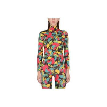 La DOUBLEJ. Floral print Turtleneck Top