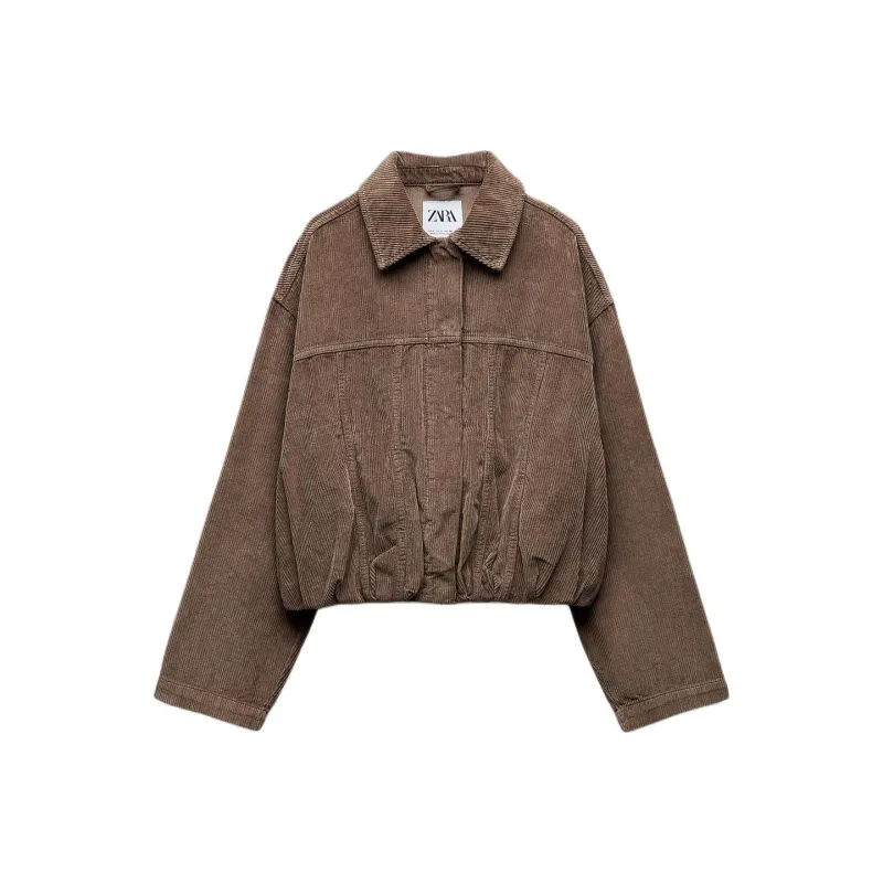 ZARA Jackets Coats Women's Light Brown-0