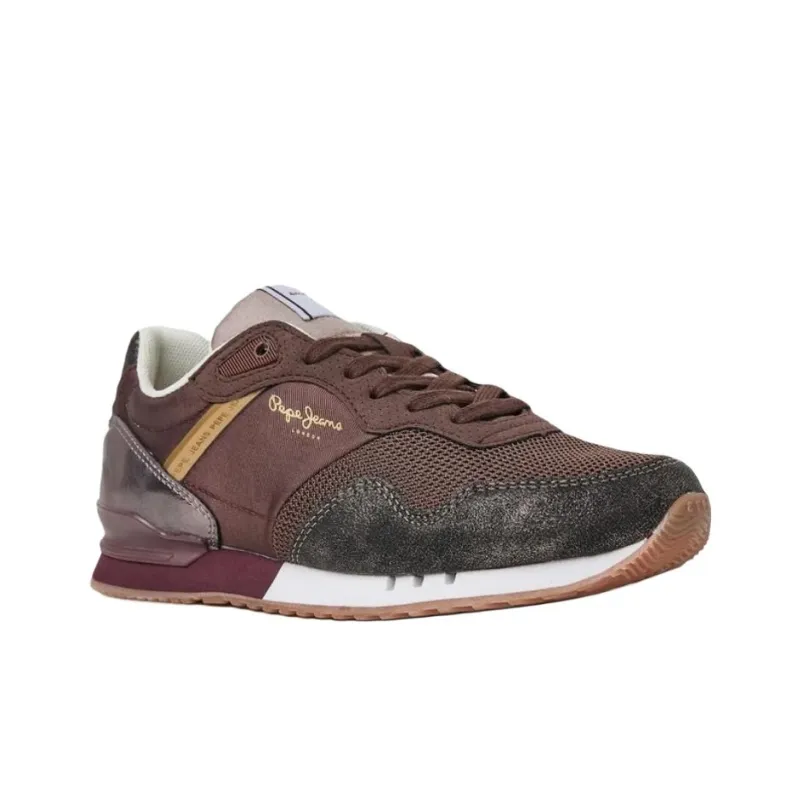 Pepe Jeans Abrasion Resistant Low Top Casual Shoes Women's Brown-2