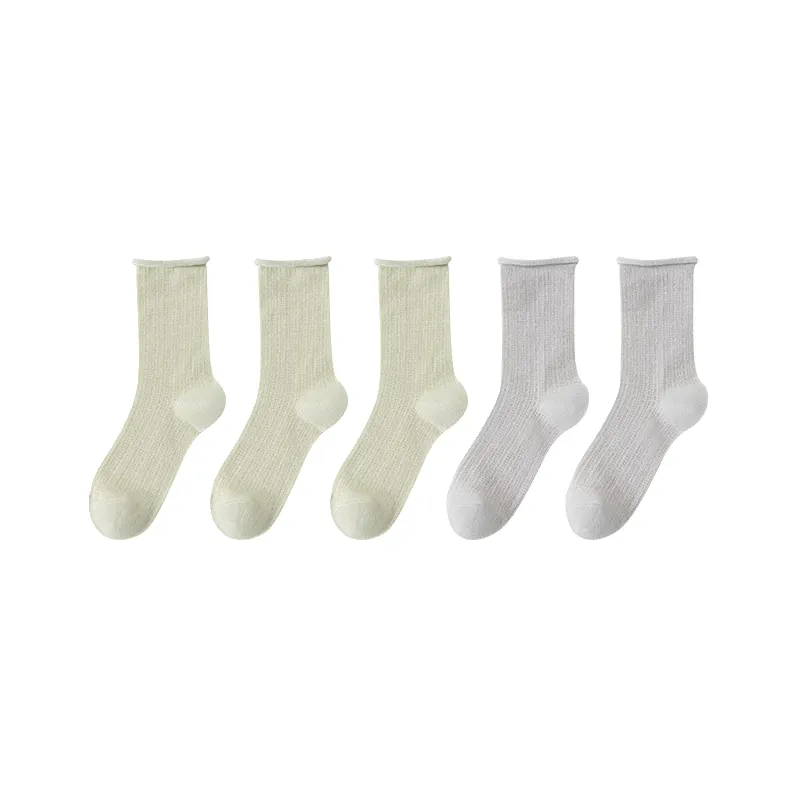 Cotton Gene Mid Calf Socks Women's 5 Pack-20