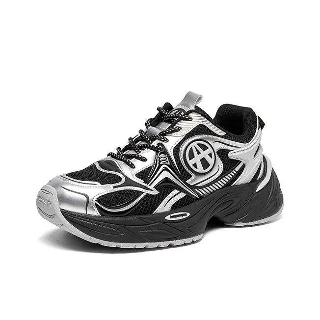 Acupuncture Height Increasing, Abrasion Resistant, Lightweight, And Breathable Low Top Chunky Sneakers Men's-8