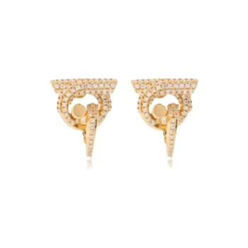 Ferragamo Logo Shaped Earrings