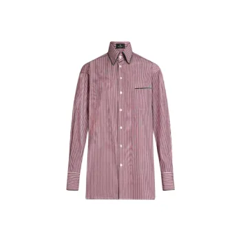 ETRO Striped Straight Hem Shirt