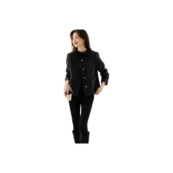 Mo Han Yi Mei Jackets & Coats Women's Black