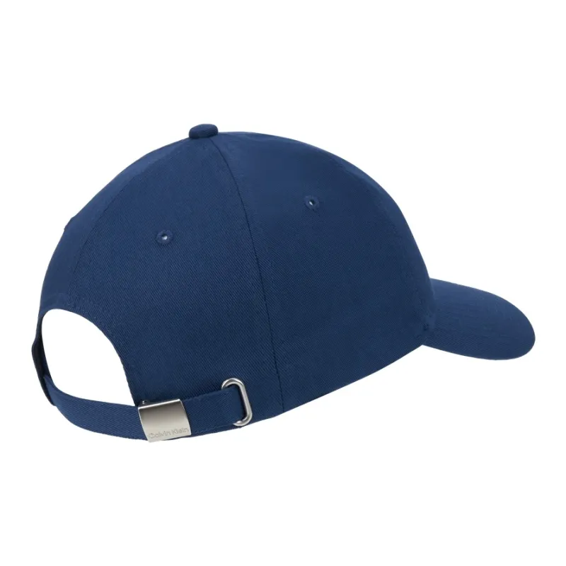 CALVIN KLEIN Cotton Baseball Caps Unisex Marine Blue-1