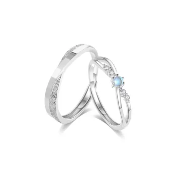 The Years Are Quiet Glass Cat Eye Rings Unisex