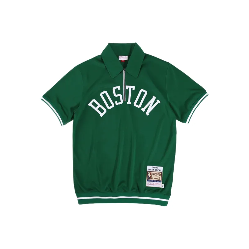 Mitchell Ness Nba Shooting 'Boston Celtics 1962 63' Polo Shirt-0