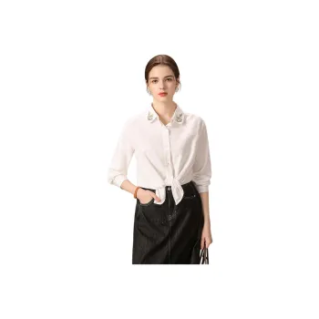 FENHONGMALI Shirt Women's White