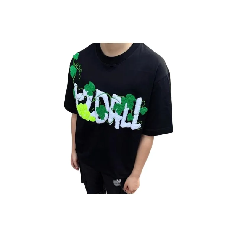 PAINT STAIN T Shirts Unisex Black-1