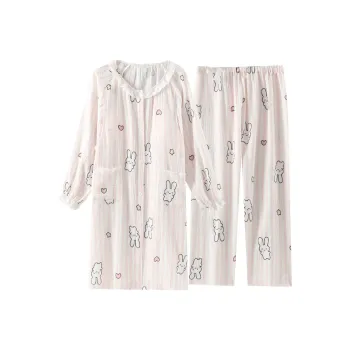 FARO Pajama Set Women's Pink Bunny