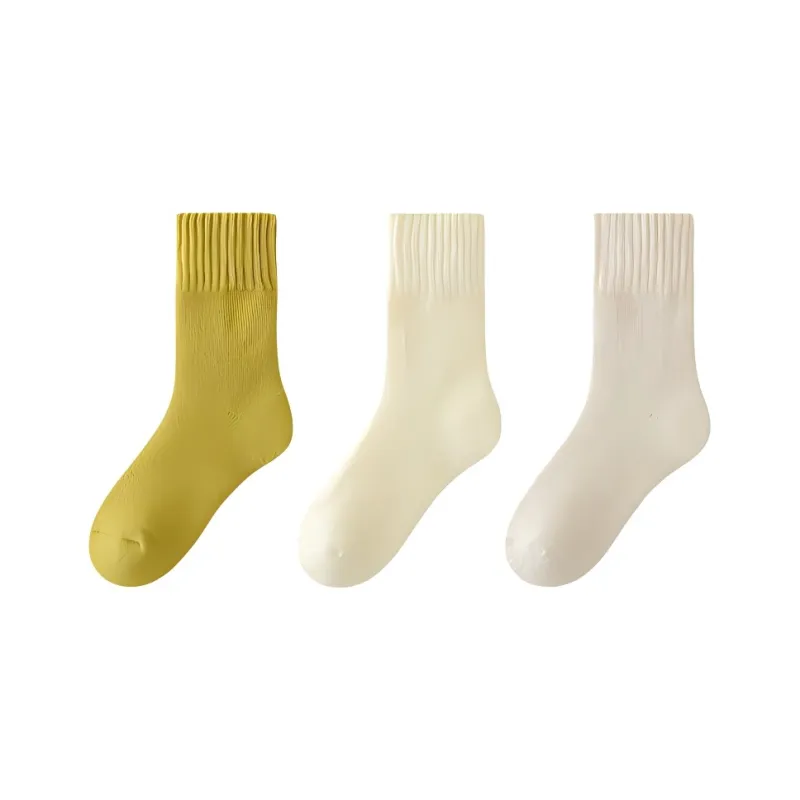H YXIANG Mid Calf Socks Women's Combo Set-16