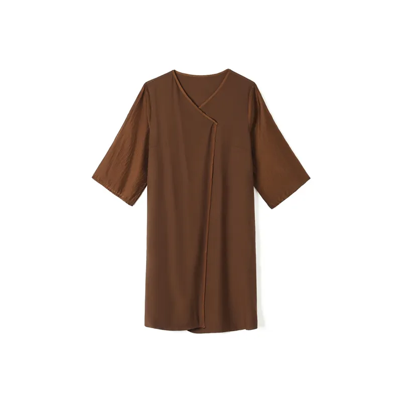 H YXIANG Chiffon Shirts Women's-4