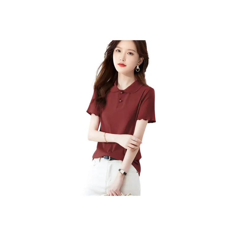XWI T Shirts Women's Red-0