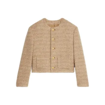 CELINE Chasseur Natural Knitted Natte Jacket Natural