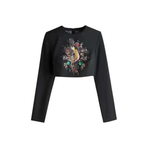 H&M ANAMIKA KHANNA Collaboration T-Shirts Women's Black