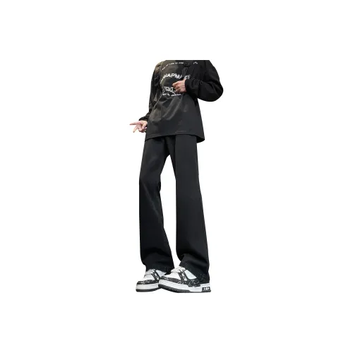 FUMBLE Jeans Unisex Absolute Black[Fabric Stretch Strengthened 2.0]