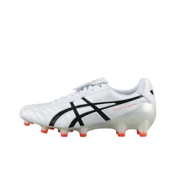 Asics Lethal Testimonial 4 HG Rubber Short Studs Artificial Ground Anti Slip Wear Resistant Soccer Shoes Men's White