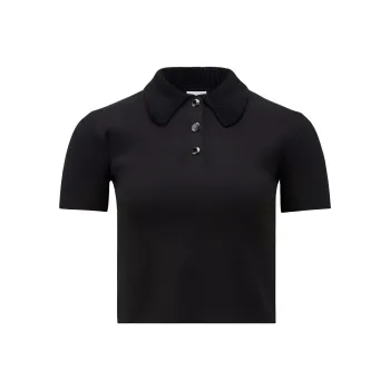 Moncler Logo appliqué Polo Sweater