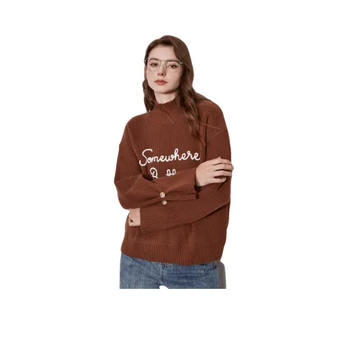 Huagaa Knitwear Women's Coffee