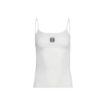 LOEWE Anagram Strappy Top 'White'