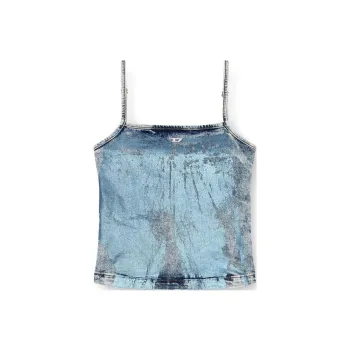 DIESEL De Ila S Metallic Effect Cropped Top