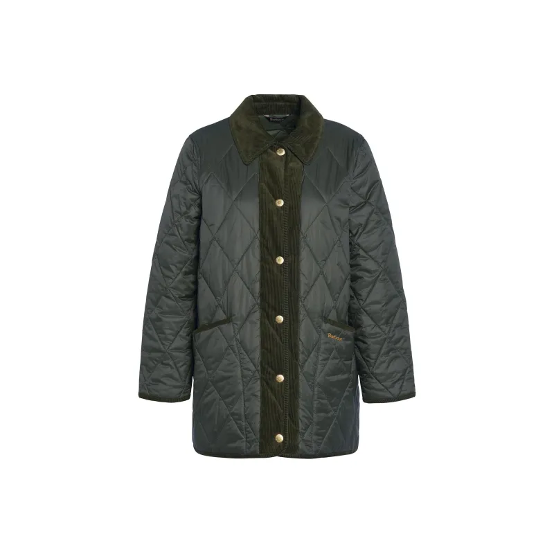 BARBOUR Barbour Highcliffe Quilted Jacket Jackets Coats Women's Green-0